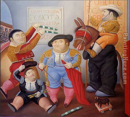Cuadrilla de enanos toreros